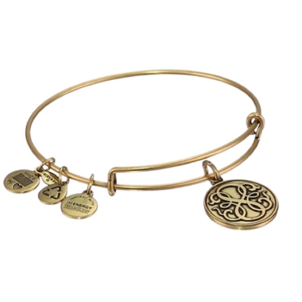 Alex and Ani "Infinity Path of Life" Bangle Gold